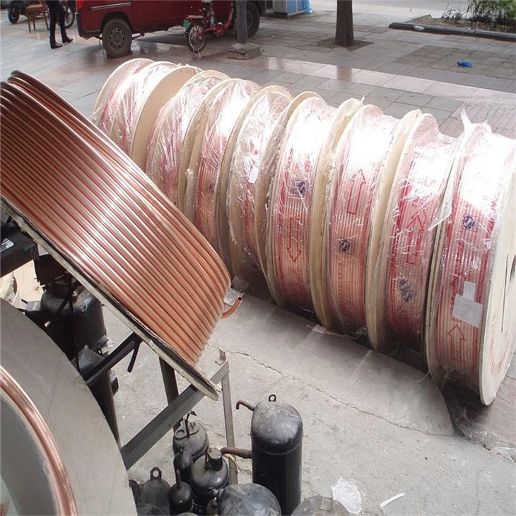 Stock supply t2 copper tube copper coil Stock supply t2 copper tube copper coil