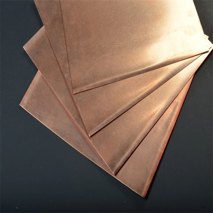 Pure Copper Sheet 5 mm Thickness Customized