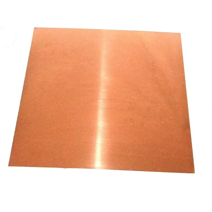 Pure Copper Sheet 5 mm Thickness Customized
